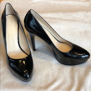 Nine West Patent Leather platform pumps